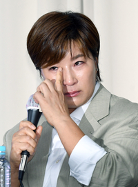 [포토]박세리, 눈물을 참지 못하고...