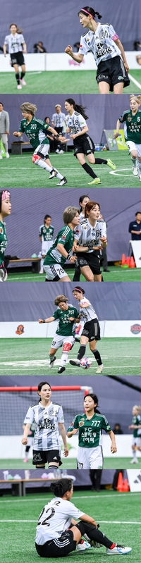 ‘골때녀’ 김진경♥김승규 결혼식 현장 공개…구척장신 “국가대표 사위 생겨…우승컵 선물할 것”