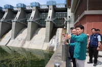 김진태 강원지사, 춘천댐 등 도내 4개 댐 여름철 홍수대비 점검