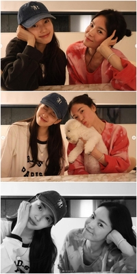 예쁜 애 옆에 예쁜 애…송혜교·수지 캐주얼 차림 집안 데이트 “둘 다 예쁜걸”