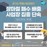 경기도, 폐수 배출사업장 360곳 불법행위 집중 단속
