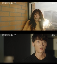 ‘만취’ 정은지 “안경 벗으니까 잘생겼다” 애정고백 주정에 최진혁 빙긋(낮과밤이다른그녀)[SS리뷰]