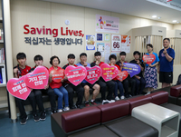 프로탁구단 보람할렐루야, 5년째 헌혈기부문화 적극 동참
