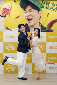 ‘돈가스’ 전혜빈 “정상훈과 부부호흡? 실제 남편보다 더 잘 맞아”