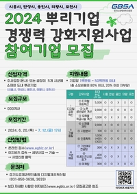 경과원, 12일까지 ‘뿌리기업 경쟁력 강화 2차’ 참여기업 모집