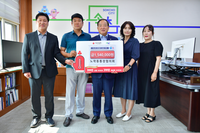 속초시 노학동 통장협의회, 보람농장 감자 수확 판매 수익금 기탁