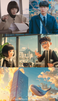 ‘우영우’ 박은빈과 ‘크래시’ 이민기가 만났다…AI로 만든 애니메이션 공개