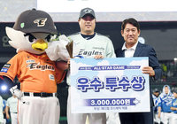 [포토]한화 류현진, 올스타전 우수 투수상