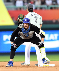 [포토]삼성 맥키넌, 나는야 킹콩!