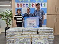 홍천군 화촌면지역사회보장협의체, 2024년 건강한 여름나기 물품 지원사업 전달식