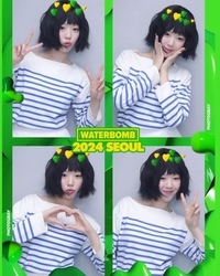 지예은, 뉴진스 하니 삼켰다...워터밤 여신 등극