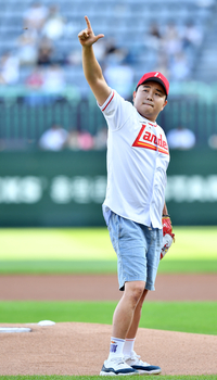 [포토]‘L자 그리기’개그맨 김승진