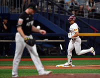 [포토]‘벤자민 상대로’ 솔로홈런 송성문