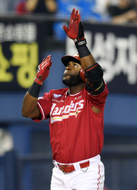 [포토]SSG 에레디아, 만루 홈런 세리머니