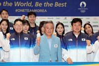 파리올림픽 본진 선수단 48명, 20일 오전 출국…이기흥 회장 “기대도 되고 염려도 된다”