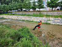 홍천소방서, 여름철 계곡 인명구조훈련 실시