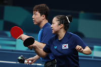 12년만 메달 도전인데…한국 탁구, 세계 최강 中과 조기대결 못 피했다[파리2024]