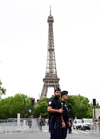 [포토]파리올림픽 하루 앞두고 더 강화된 경찰 통제