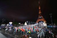 [포토]각 나라 국기들의 입장