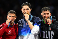 [포토]금메달 깨무는 오상욱