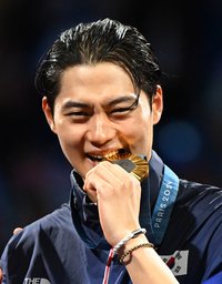 [포토]오상욱, 금메달 앙!