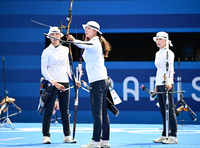 [포토]여자 양궁 대표팀, 텐을 향해!