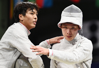 [포토]펜싱 사브르 박상원, 8강 진출 실패