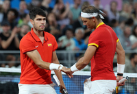 기분 좋은 출발 알린 나달·알카라스, 남자 복식 16강 진출[파리 2024]