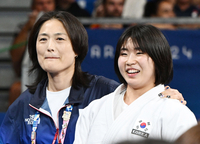 [포토]4강 진출에 환하게 웃는 허미미