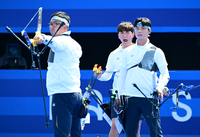 [포토]남자 양궁, 4강 간다!