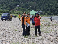 김숙자 홍천소방서장, 모곡유원지 119시민수상구조대 격려 방문