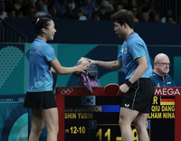 완벽한 경기력 뽐낸 신유빈-임종훈, 혼합복식 4강행…최강 중국과 맞대결 눈앞[파리 2024]