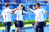 구멍 없는 ‘드림팀’ 든든한 형 김우진-끼쟁이 이우석-파이팅 막내 김제덕까지…침대처럼 편안했던 3연패[SS파리in]