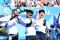 [포토]금메달 확정, 김제덕의 포효