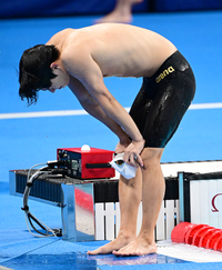 [포토]접영 200m 전력 다한 김민섭, 준결선 진출