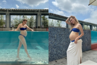 빈지노♥ 미초바, 임신 중기에도 숨길 수 없는 미모, 우아한 D라인