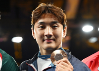 [포토]‘번개맨’ 이준환, 파리 올림픽 동메달