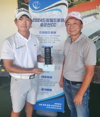 하루 4~5시간 집중훈련한 성준민 단 25퍼트로 드림필드투어 다승자 합류 “땀은 배신하지 않는다”