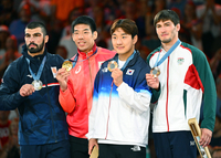 [포토] 자랑스러운 동메달 목에 건 이준환