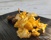 서울가든호텔, ‘무더위 대비’ 황금꽃송이버섯 활용 요리 선보여…콜레스테롤·암 억제에 효과