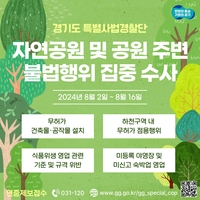 경기도, 자연공원 주변 불법행위 집중 수사