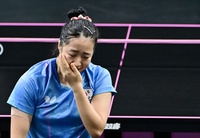 “동메달 따도 눈물 안 났는데…” 진땀 흘리고 눈물샘 ‘폭발’ 신유빈 “4강도 기대해주세요”[SS파리in]