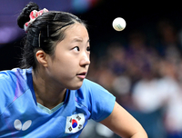 [포토]신유빈, 끝까지 집중!