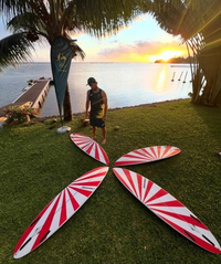 호주 서핑 선수, 韓 항의로 ‘日욱일기’ 문양 서프 보드 사용 철회 [파리 2024]