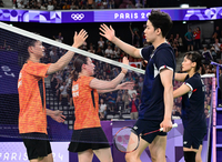 [포토]서승재-채유정, 동메달 결정전 패하며 아쉬운 4위