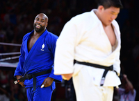 [포토]김민종 꺾고 금메달 차지하는 프랑스의 레전드 테디 리네르