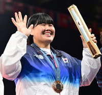 [포토]김하윤, 동메달 목에 걸고 환한 미소