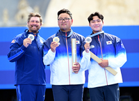 “나와 엘리슨은 양궁의 메시와 호날두” 김우진 발언에…이우석 “우진이형이 메시, 저는 음바페 할게요”[SS파리in]
