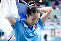 [포토]단식 4위로 마무리한 신유빈