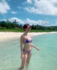 40대라니 믿을 수 없어…오정연, 비키니 입고 따뜻한 물 적립